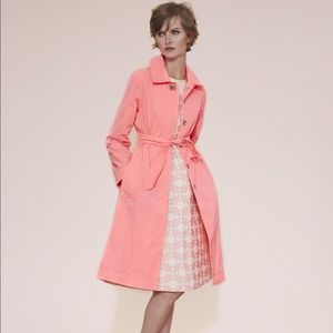 Orla Kiely SS15 Fluorescent Pink Rain Trench size US 8